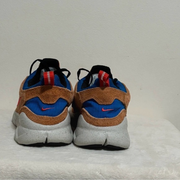 Nike Free run trail Brown and Blue Athletic Shoes with Red Accents main image 7